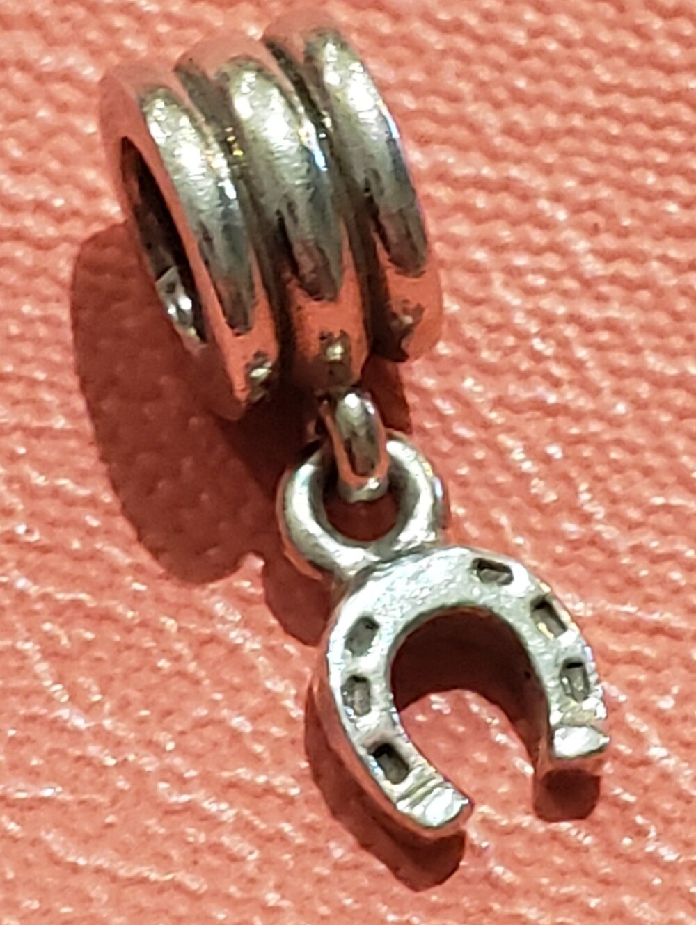 Pandora Sterling Silver Horseshoe Dangle Charm - Lucky Accent